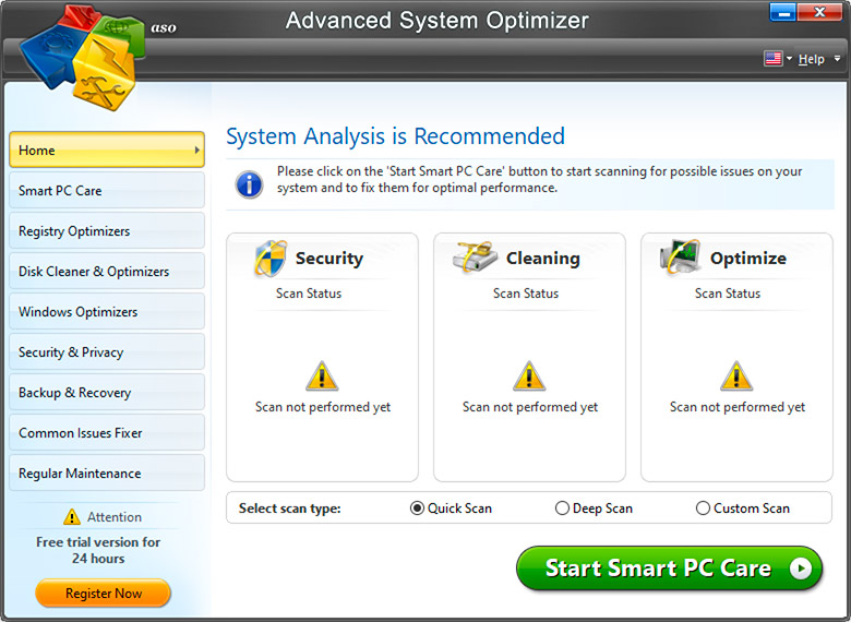 Advance system optimizer crack