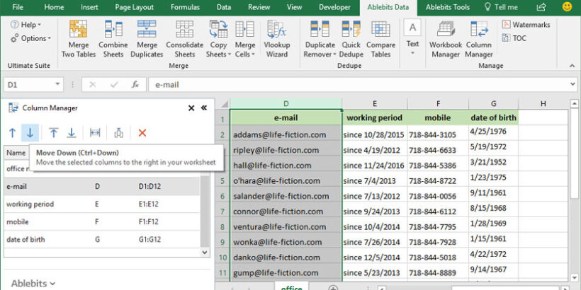 Ablebits Ultimate Suite for Excel crack
